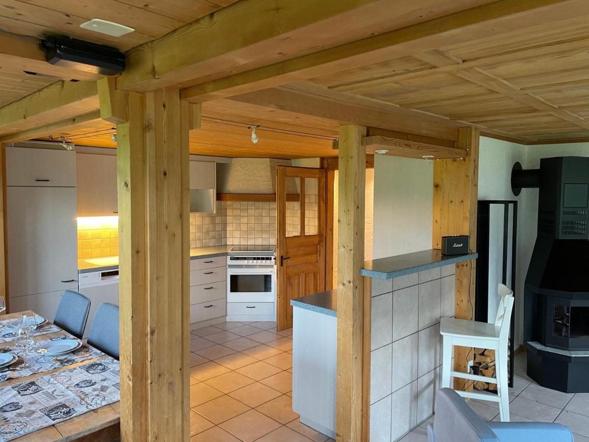 Edelweiss 4 Zi Ferienwohnung In Landhaus Frutigen Zewnętrze zdjęcie