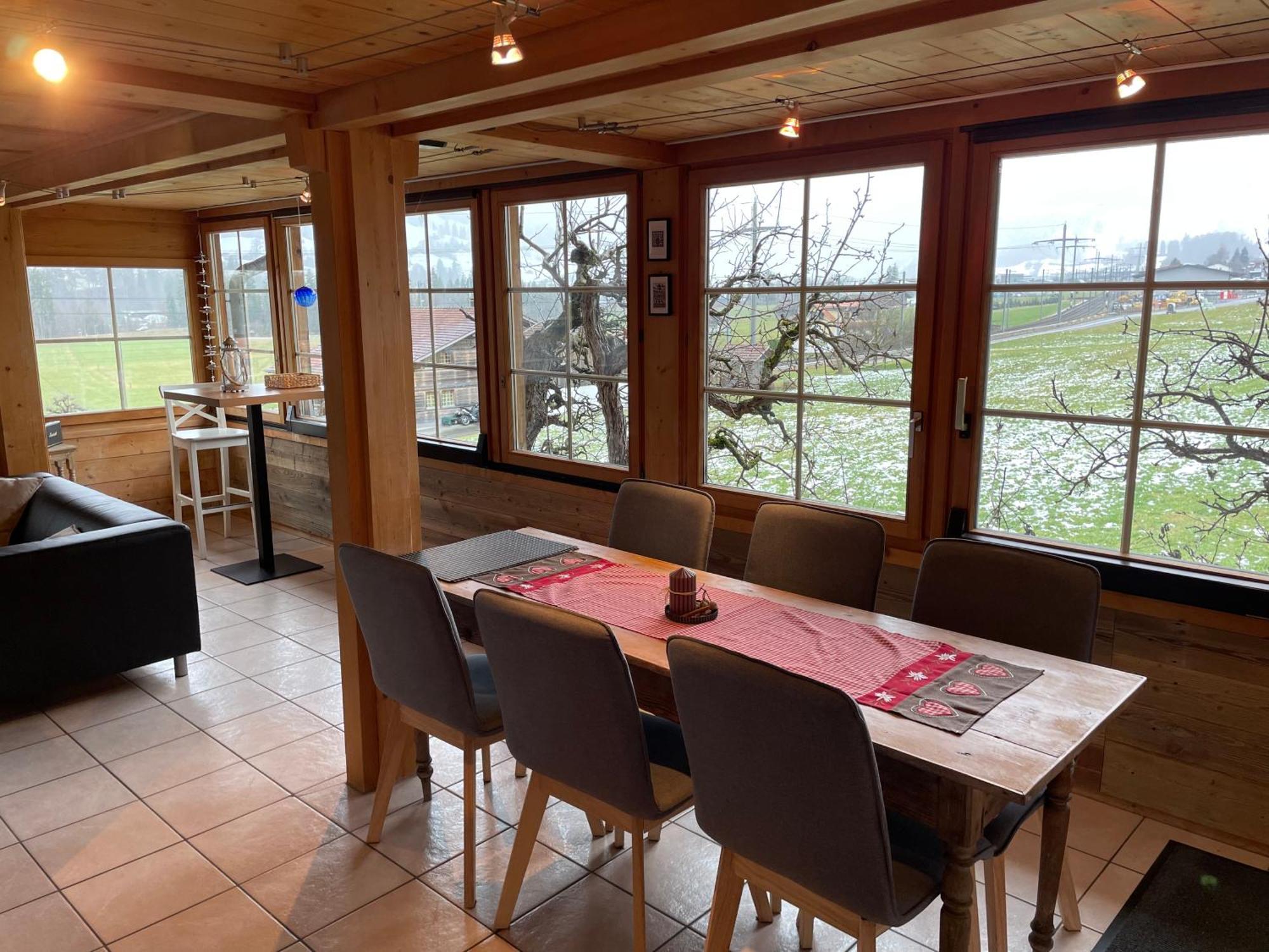 Edelweiss 4 Zi Ferienwohnung In Landhaus Frutigen Zewnętrze zdjęcie
